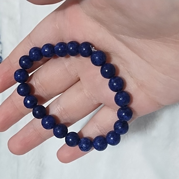 Handmade - Lapis Lazuli Gemstone Bracelet - Picture 3 of 4